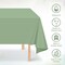 16 Pack Sage Green Plastic Tablecloths for Rectangle Tables - 54" x 108" Heavy Duty Disposable Table Covers for Weddings, Birthdays, Baby Showers & Boho Party Decor